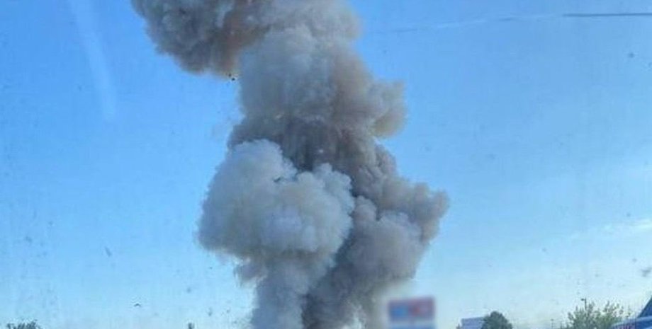 дим, обстріл, пожежа, приліт