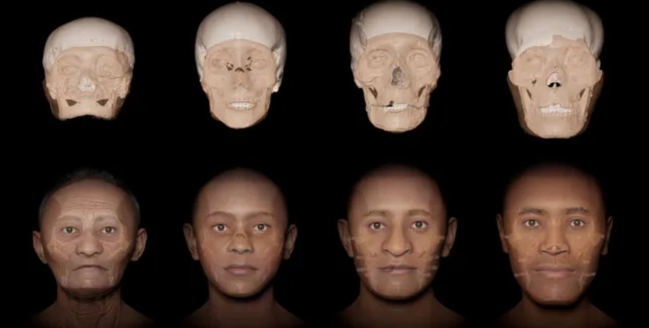 мумія, реконструкція обличчя