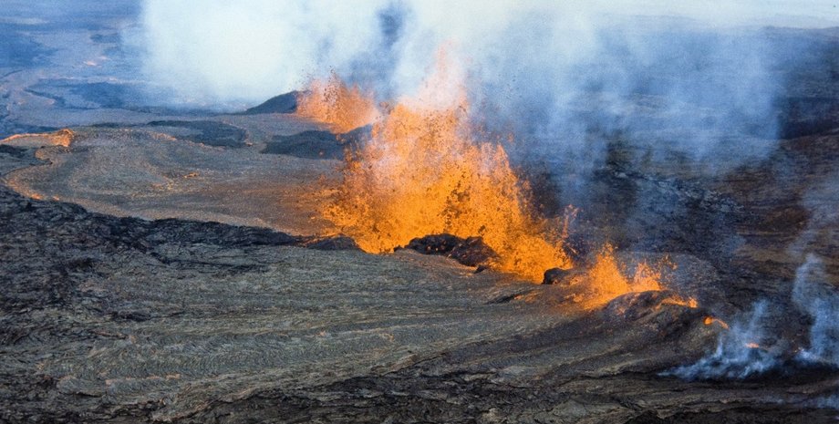 вулкан, мауна-лоа, извержение