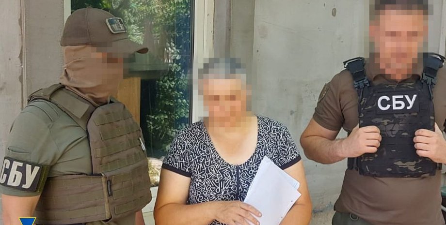 СБУ задержала коллаборационистку с Херсонщины