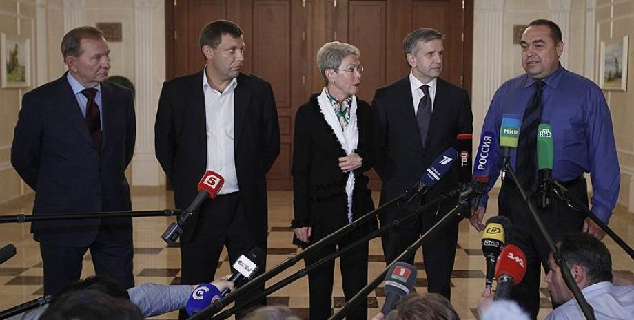 На встрече в Минске 5 сентября / Фото: Telegraf-EPA