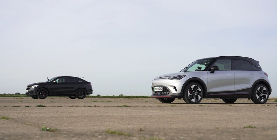 Smart, Smart #1, Smart #1 Brabus, Mercedes-AMG, Mercedes-AMG GLE 63, Авто, Автомобили, Видео, Заезд