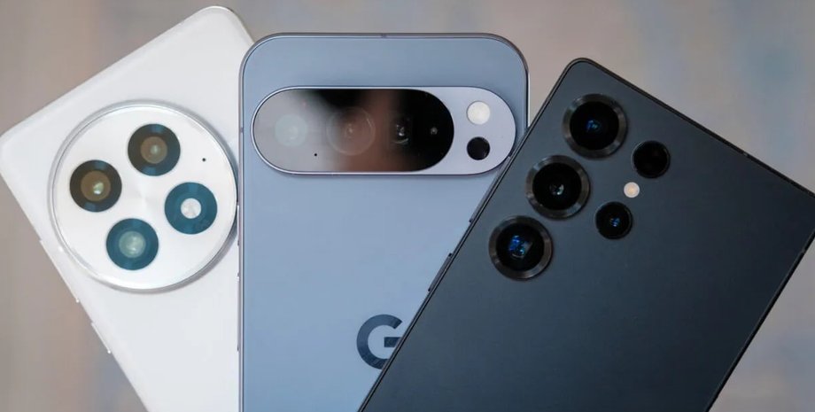Смартфоны Vivo, Google Pixel и Samsung Galaxy
