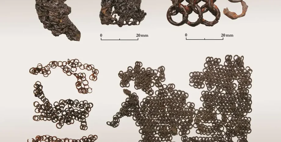 раскопки, Германия, кольчуга, доспехи, броня, римляне, армия, империя, солдаты, находка, ремесленники, ремонт