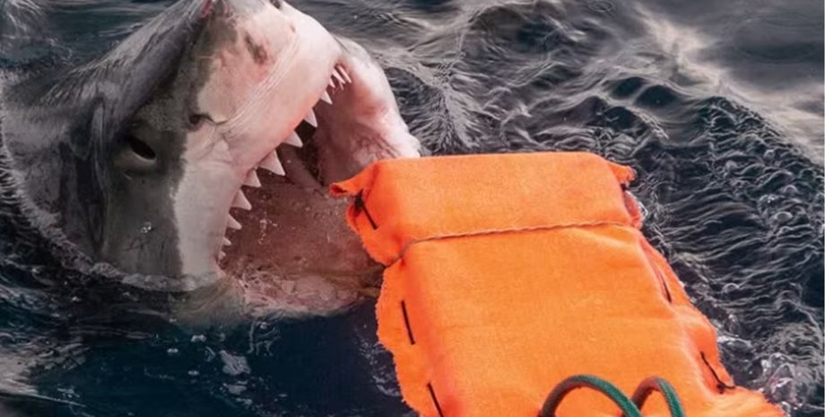 нападение акулы большая белая акула нападение