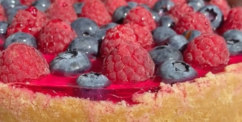 чизкейк, чизкейк с ягодами, чизкейк без выпечки