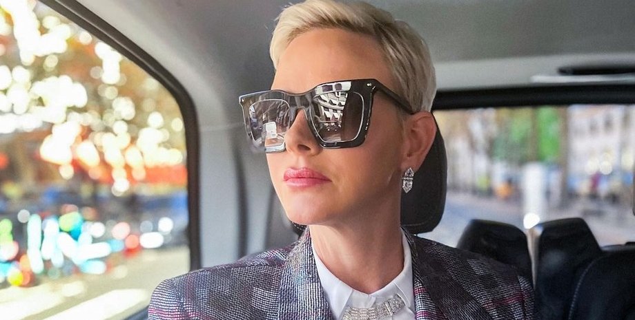 княгиня шарлен, княгиня монако, неделя моды в париже, показ луи виттон, бернар арно