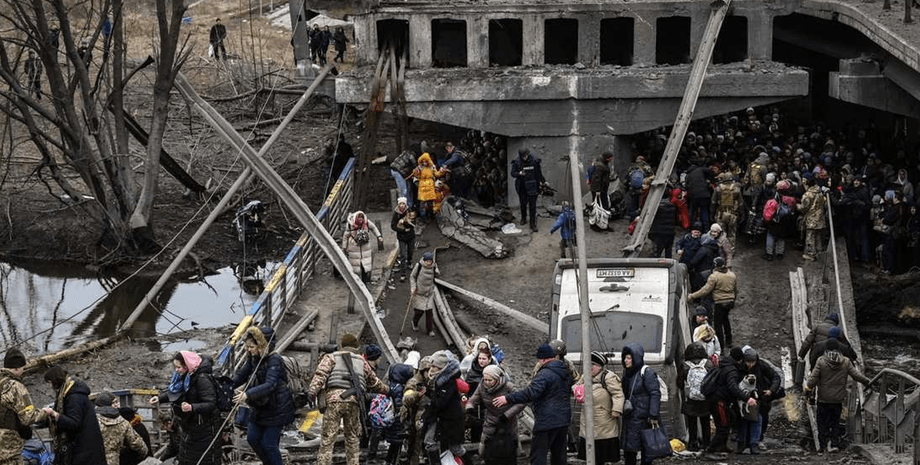 Евакуація, мирні жителі