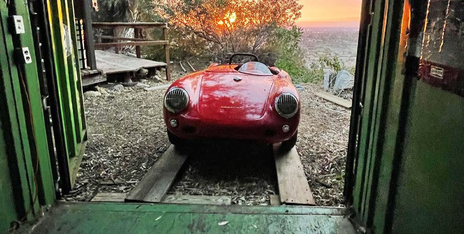 Porsche 550 Spyder, находка Porsche 550 Spyder, Калифорния Porsche 550 Spyder