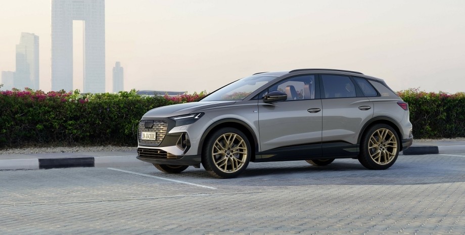 Audi Q4 e-tron edition S line 2024 Audi, Audi Q4 e-tron, Авто, Автомобили, Электрокроссоверы, Кроссовер, Новинки, Фото