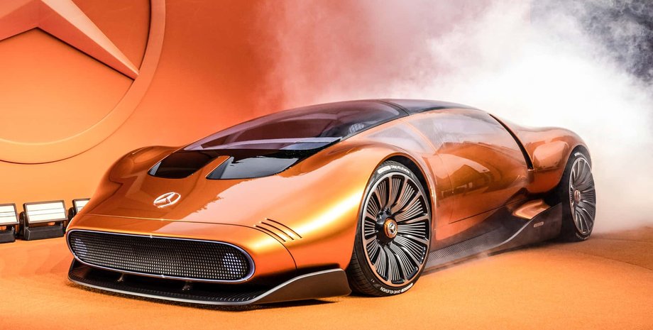 Mercedes Vision One-Eleven, Mercedes C111, суперкар Mercedes, електромобіль Mercedes