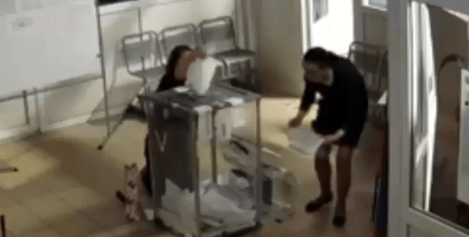 выборы в рф, бюллетень, Выборы в РФ и инциденты на участках, ящик для голосования, на избирательном участке, выборы