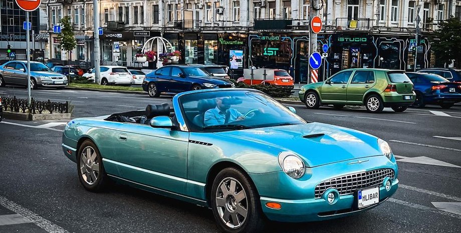 Ford, Ford Thunderbird, Украина, Киев, Авто, Автомобили, Кабриолет, Ретро, Фото, Редкие авто
