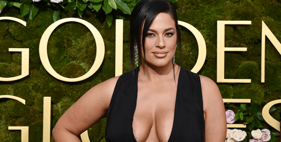 ешлі грем, золотий глобус 2025, ешлі грем модель плюс сайз, ешлі грем стиль, переможці золотого глобуса 2025