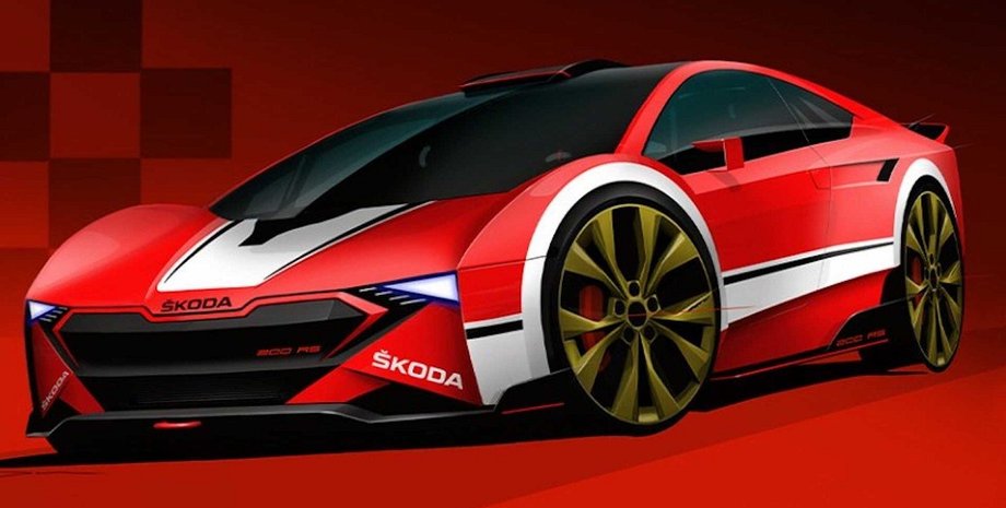 Skoda 200 RS, спорткар Skoda, концепт-кар Skoda