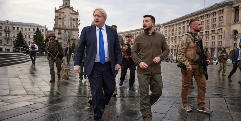 Борис Джонсон, визит в Украину