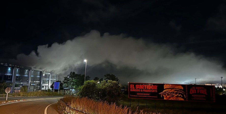 іспанія, барселона, хмара хлору