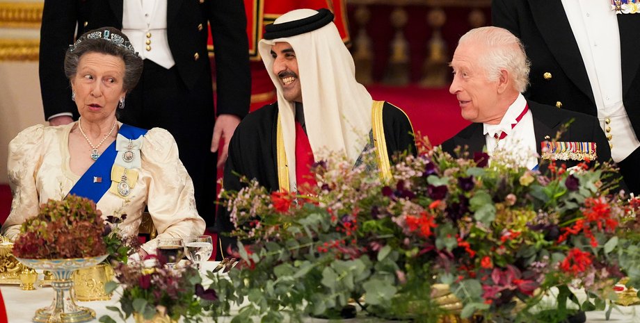 принцеса Анна, емір Катару, король Чарльз ІІІ