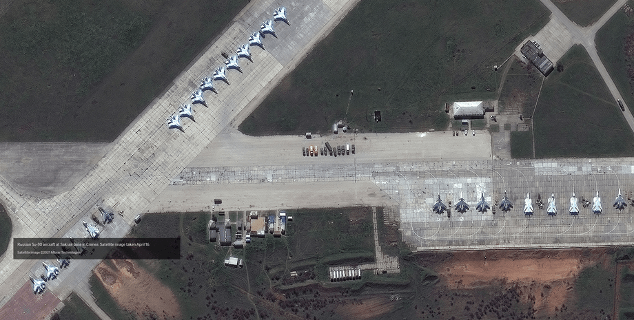 авиабаза оккупантов в крыму