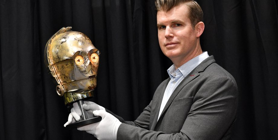 голова C-3PO, аукцион, Звездные войны, лот