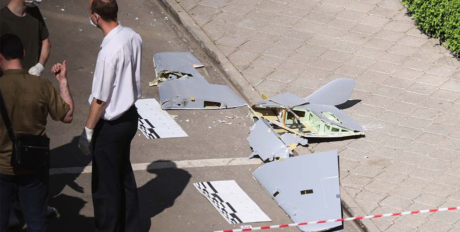 Упавший в Москве БПЛА