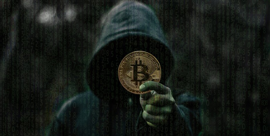 Хакер, біткоіни, криптовалюта