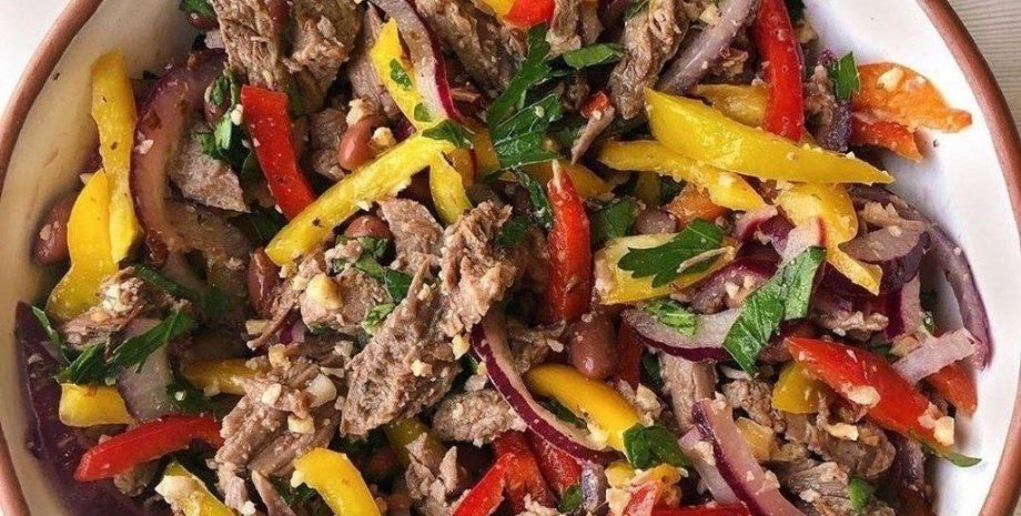 салат тбилиси, кулинарные рецепты