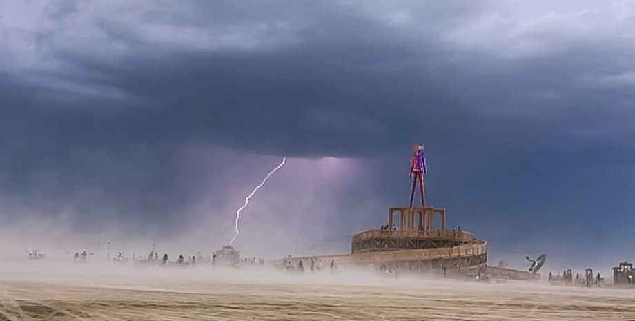 Burning Man, пилова буря