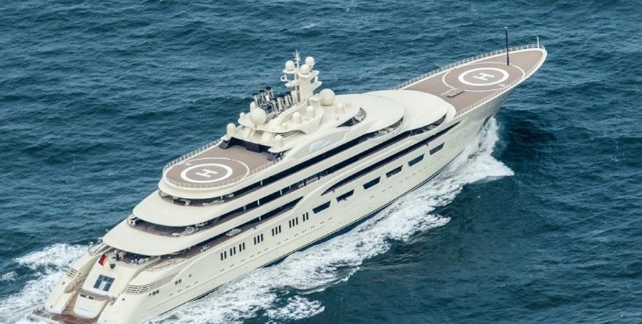 Новая яхта Алишера Усманова / Фото: sknews.ru
