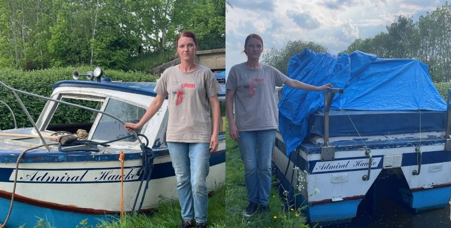 Дом лодка, украли лодку, дом на воде, угнали лодку, судно, катер, женщина жила в лодке, ждала полицию, украли все вещи,