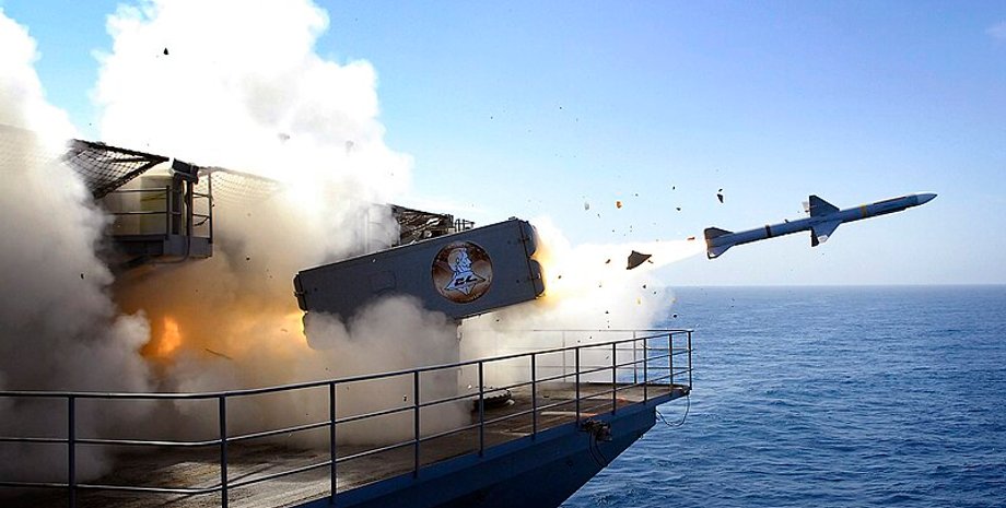 Пуск ракеты, Sea Sparrow, RIM-7P, оружие