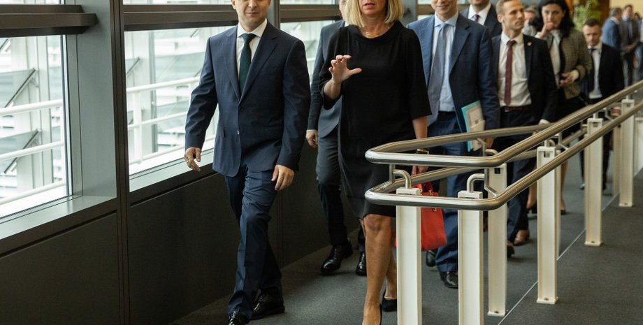 Владимир Зеленский и Федерика Могерини / Фото: president.gov.ua