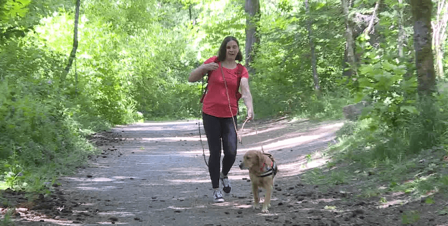 Слепая спортсменка, паралимпийка, собака, собака-поводырь, отыскали по запаху, пропавшая женщина,