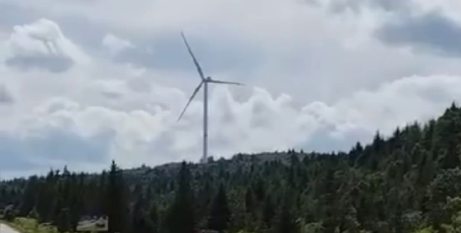 ветряк, ВЭС, ветровая электростанция, Закарпатье