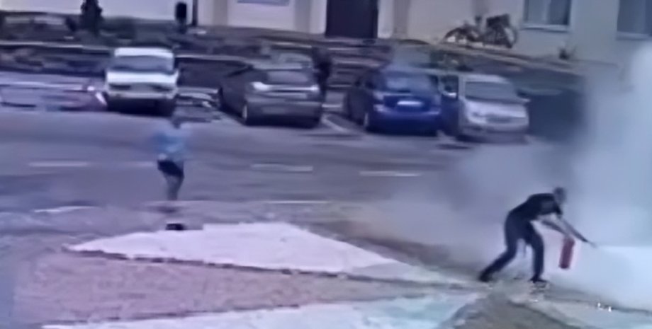 Киевская область, Рокитне, поджог, фото