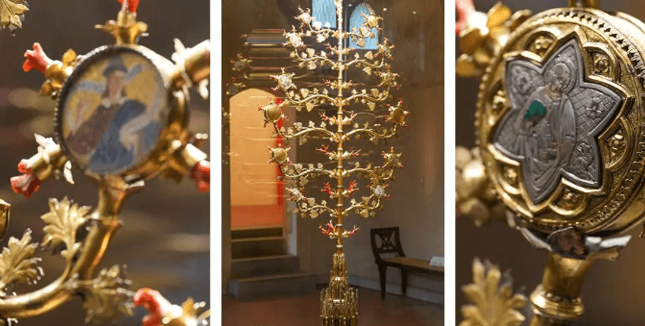 Італія, Золоте дерево, ювелір, історія, срібло, золото, мистецтво, витвір, Христос, символ, удача, реліквія, релігія, шедевр, культура, реставрація, крадіжка , Лучіньяно