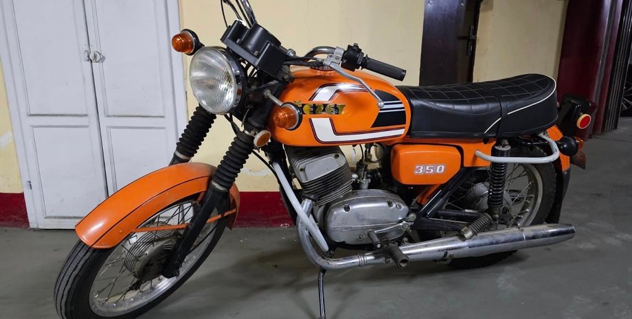 CZ350 1982, CZ-350, мотоцикл CZ-350, мотоцикл чезет