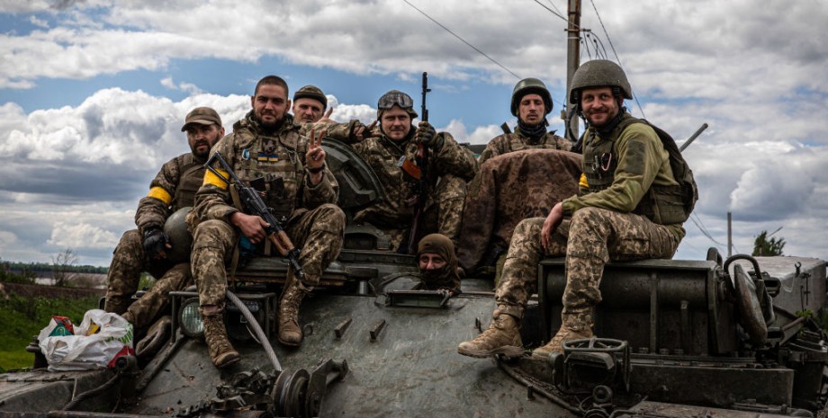 Українські солдати в районі Донецька