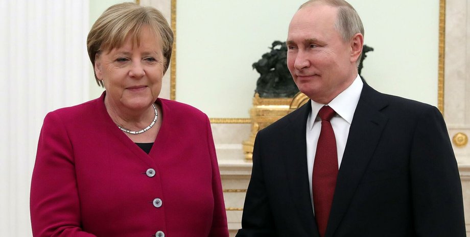 Ангела Меркель, Владимир Путин