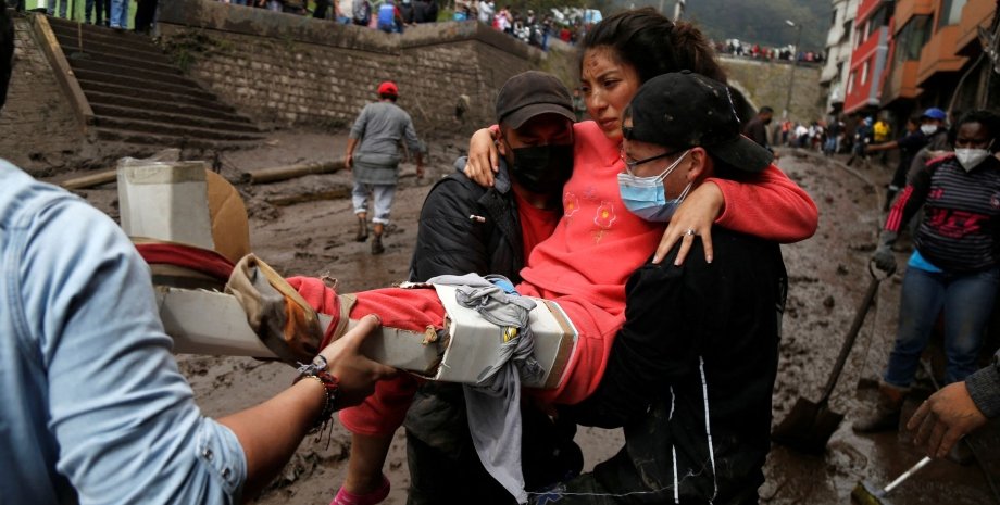 Еквадор, зсув у Еквадорі, новини Еквадору, стихія