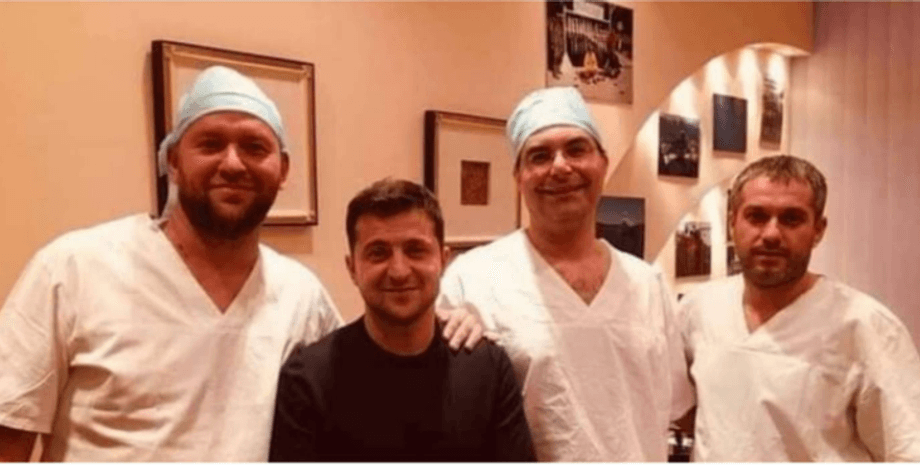 Фото Зеленского с врачами, Зеленский и санитары, санитары, И тебя вылечат, Владимир Зеленский, президент Украины