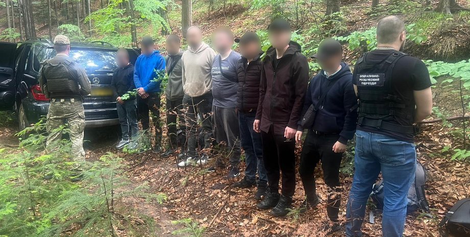 Задержанные при пересечении границы