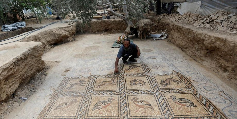 мозаика, человек, фото