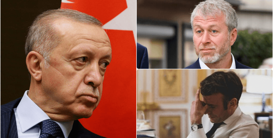 Эрдоган, Макрон, Абрамович