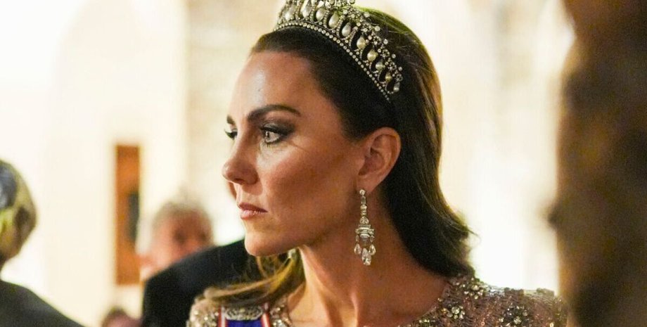 Кейт Миддлтон, принцесса Уэльская, королевская семья, диадема, тиара, украшение, мода