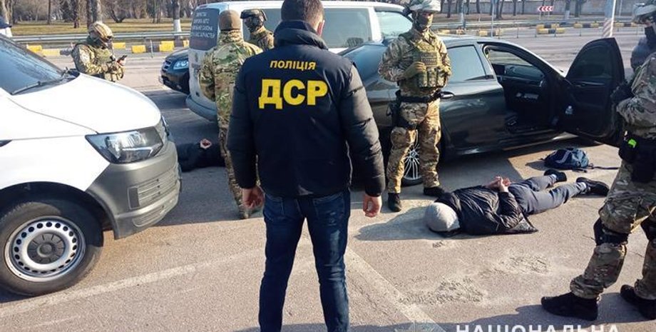 поліція, затримання, банда, ОЗУ