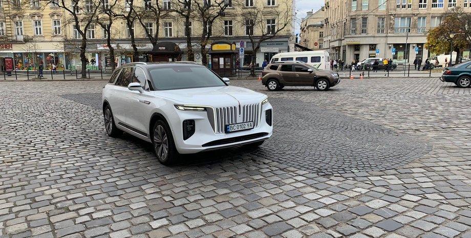 Hongqi E-HS9, новий Hongqi E-HS9, електромобіль Hongqi, китайський електромобіль, кросовер Hongqi