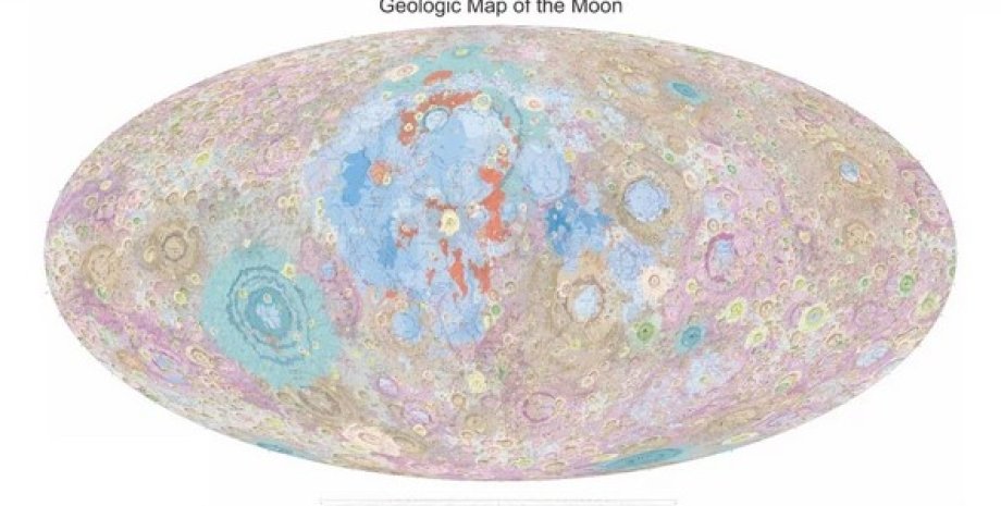 новая карта Луны