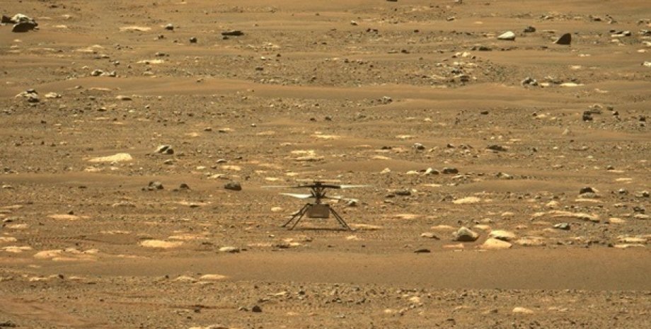 Марс, Снимок, Вертолет, Perseverance, Ingenuity
