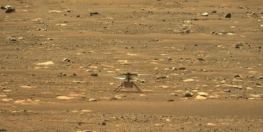 Марс, Снимок, Вертолет, Perseverance, Ingenuity